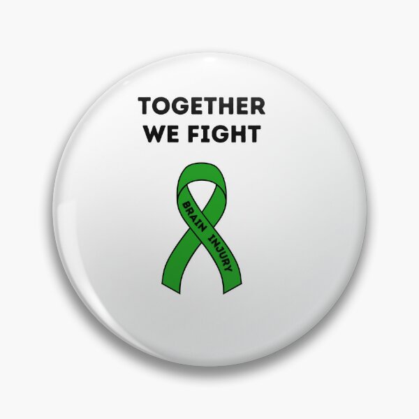 Item preview, Brain injury awareness " TOGETHER WE FIGHT BRAIN INJURY " designed and sold by Anas Talbi.