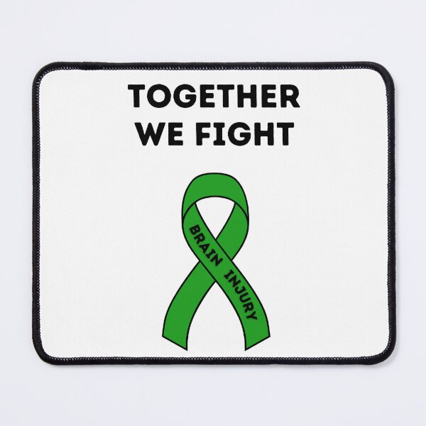 Item preview, Brain injury awareness " TOGETHER WE FIGHT BRAIN INJURY " designed and sold by ‪Anas Talbi‬‏.