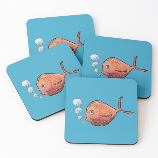 Item preview, Funny Fish Blowing Bubbles designed and sold by paleheather.