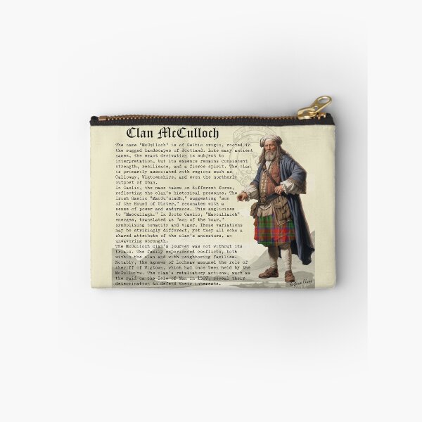 Item preview, McCulloch Scottish Clan History  designed and sold by BagTown Clans.