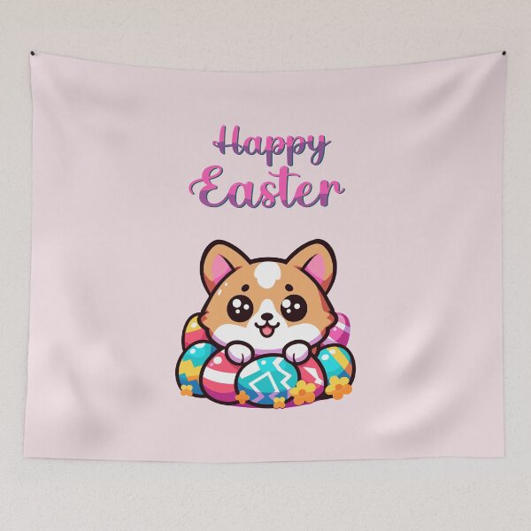 Item preview, Cute Easter Corgi designed and sold by Monkey-Bar.