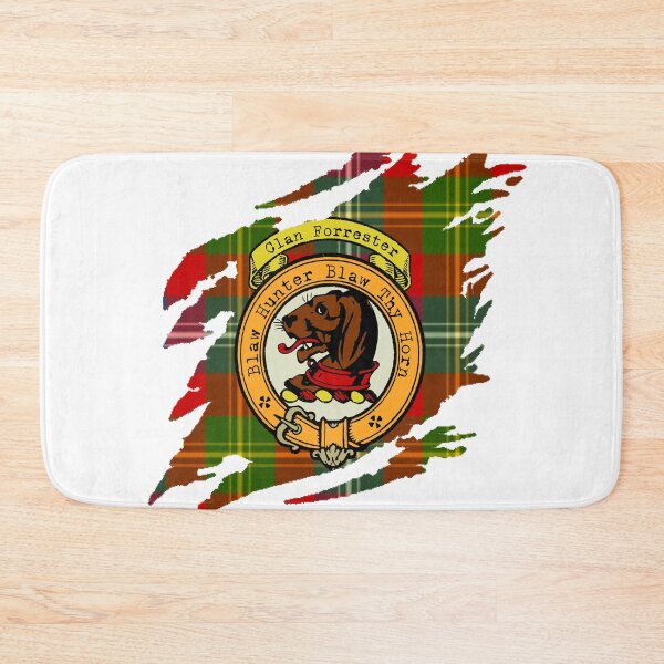Item preview, Forrester Crest Scottish Surname Tartan designed and sold by BagTown Clans.