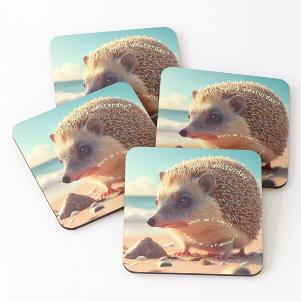 Item preview, Hedgehog on the beach 2 designed and sold by rayo-art.