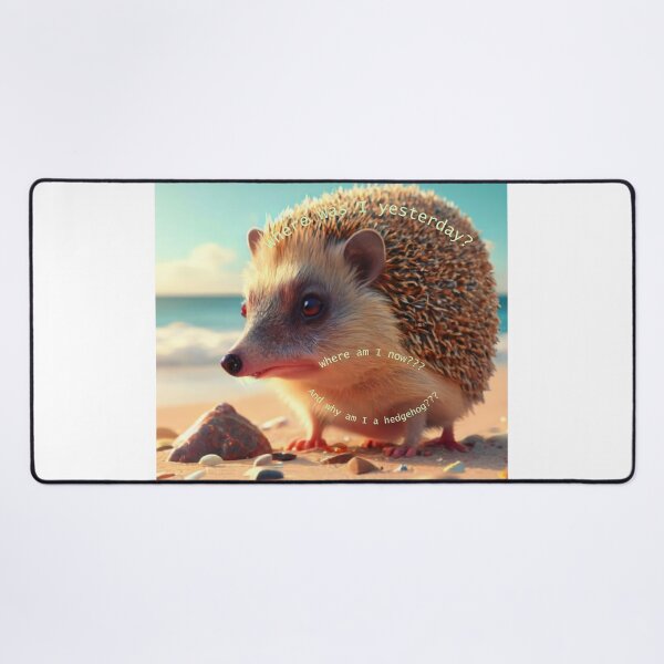 Item preview, Hedgehog on the beach 2 designed and sold by rayo-art.