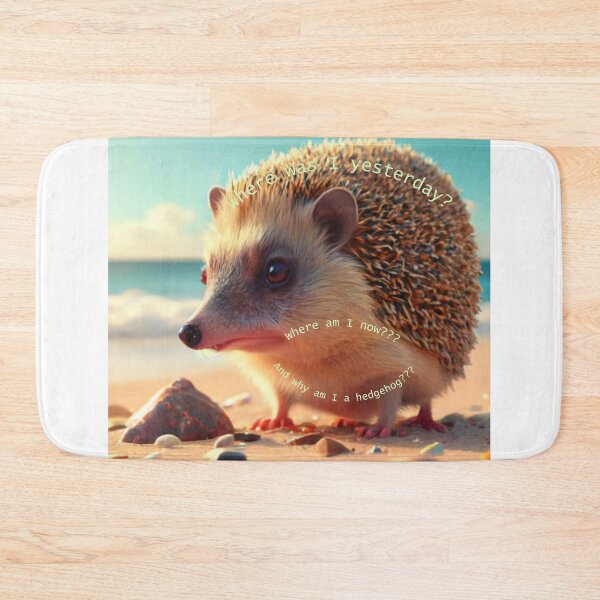 Item preview, Hedgehog on the beach 2 designed and sold by rayo-art.