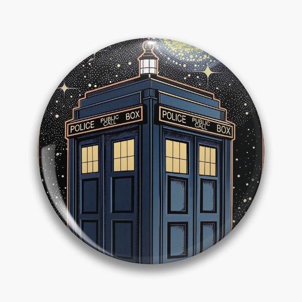 Item preview, Antique Blue Police Phone Box designed and sold by NianderQuinn.