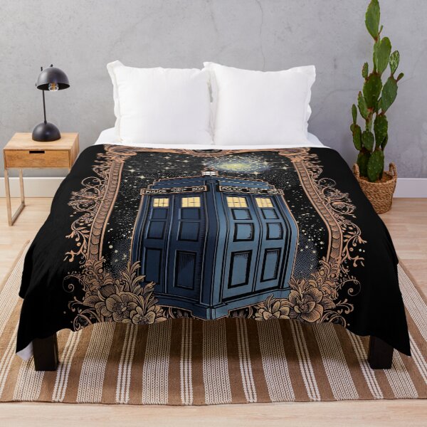 Item preview, Antique Blue Police Phone Box designed and sold by NianderQuinn.