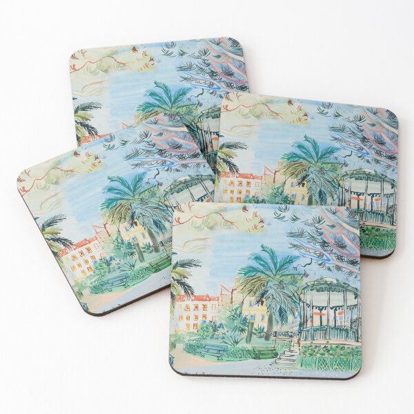 Item preview, Le Parc and Pagoda by Raoul Dufy designed and sold by Vintage Designs +.