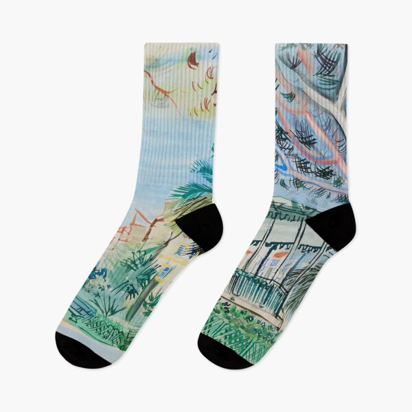 Artikelvorschau, Le Parc and Pagoda by Raoul Dufy entworfen und verkauft von Vintage Designs +.