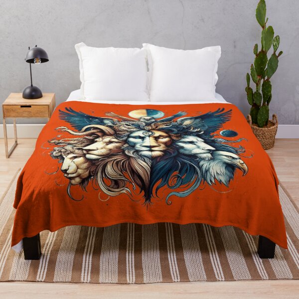 Item preview, Mystical Faces: Divine Symbolism Artwork designed and sold by PaintMeWorld.