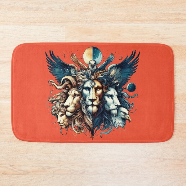 Item preview, Mystical Faces: Divine Symbolism Artwork  designed and sold by PaintMeWorld.