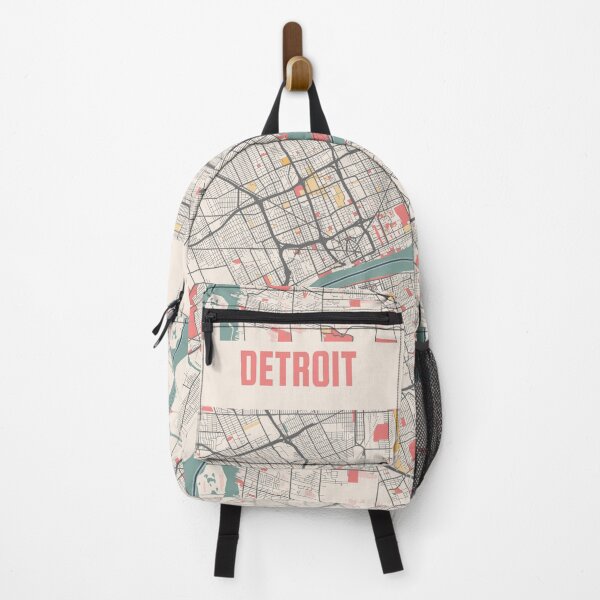 Item preview, Detroit City Map Chalk Retro City Map Poster designed and sold by Peek-Designs.