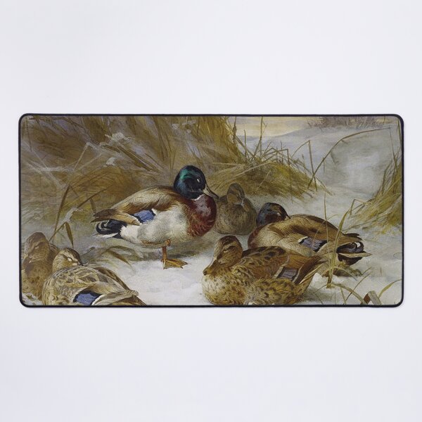 Item preview, Winter Landscape with Mallards designed and sold by tomorrowsart.