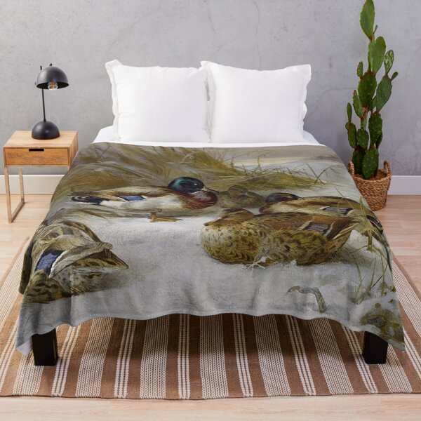 Item preview, Winter Landscape with Mallards designed and sold by tomorrowsart.