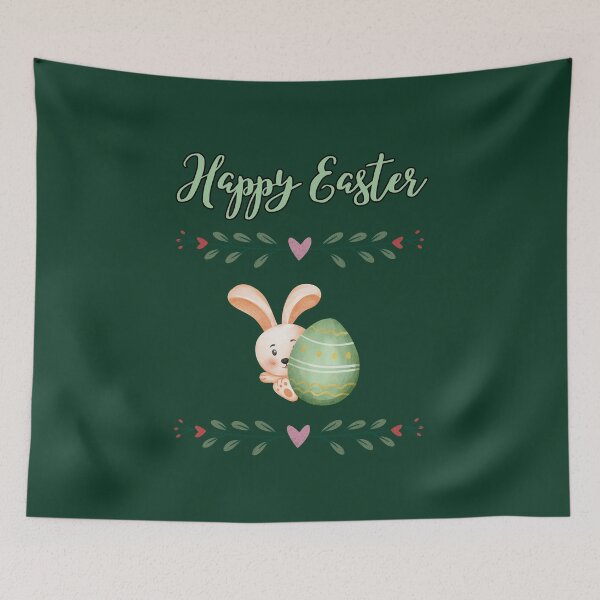 Item preview, Happy Easter - Ester Rabbit with Easter egg designed and sold by DMHG.