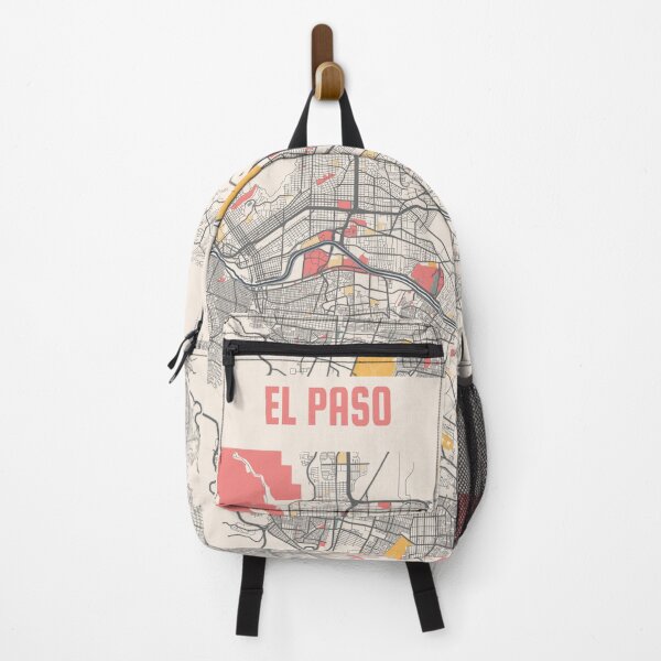 Item preview, El Paso City Map Chalk Retro City Map Poster designed and sold by Peek-Designs.