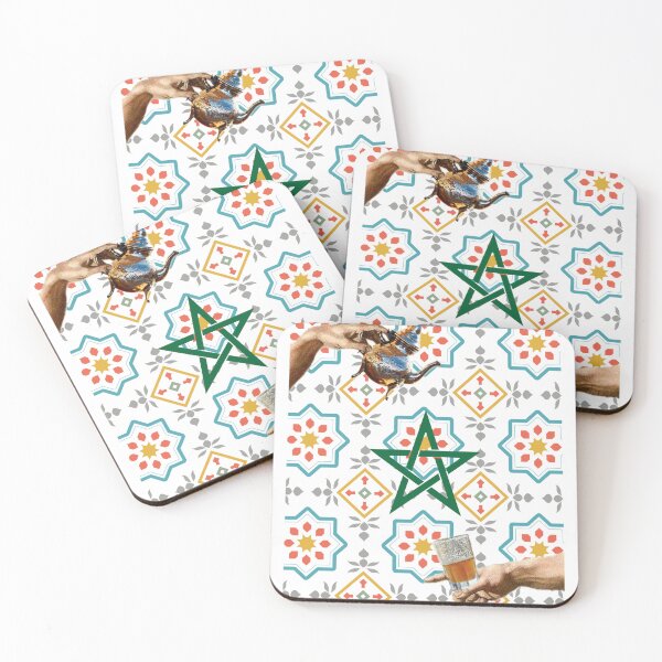 Item preview, Maroc vintage lion and tiger, moroccan tea lovers atay 45 designed and sold by azghari.