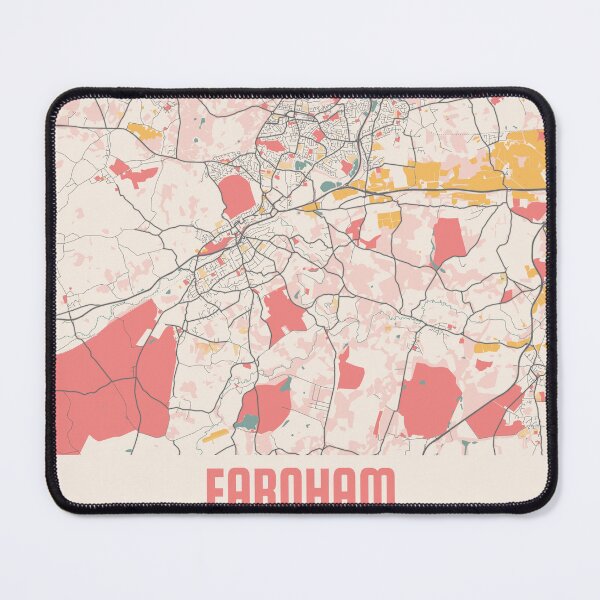Item preview, Farnham City Map Chalk Retro City Map Poster designed and sold by Peek-Designs.