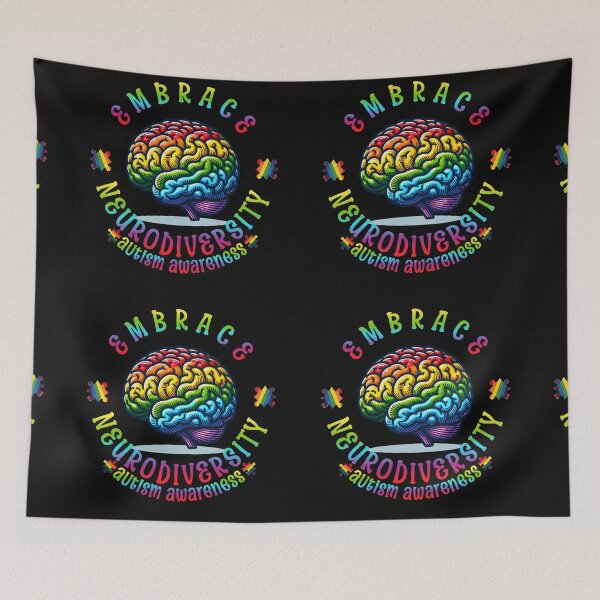 Item preview, Autism Awareness Embrace Neuro Diversity Spectrum designed and sold by ZeptepiTrends.