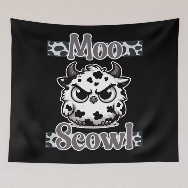 Item preview, Moo Scowl designed and sold by Fr0mtheMachine.