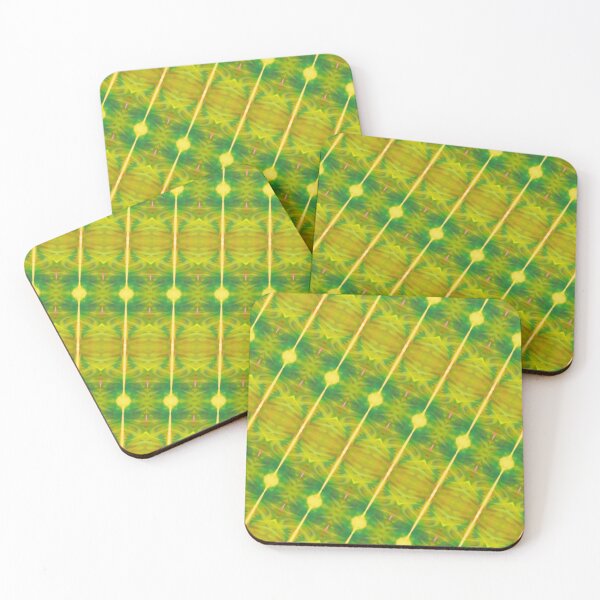 Item preview, Vibrant Diagonal Yellow & Green Striped Foliage Pattern, Abstract Designs, Unique Gifts, Digital Art Prints, Trendy Textiles designed and sold by ATSCreationsZA.