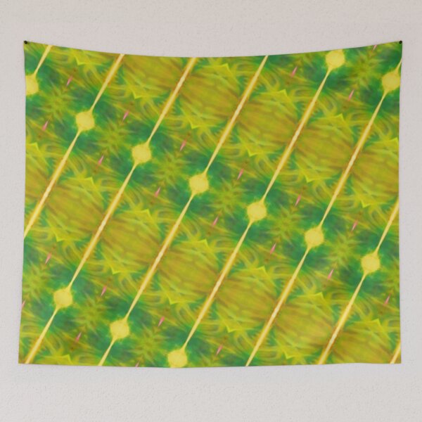 Item preview, Vibrant Diagonal Yellow & Green Striped Foliage Pattern, Abstract Designs, Unique Gifts, Digital Art Prints, Trendy Textiles designed and sold by ATSCreationsZA.