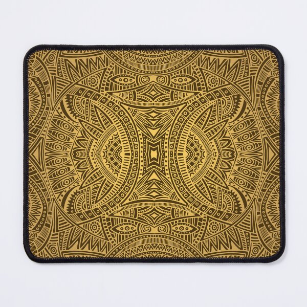 Item preview, Brown And Gold Mandala Abstract Pattern designed and sold by YerrouDesing.