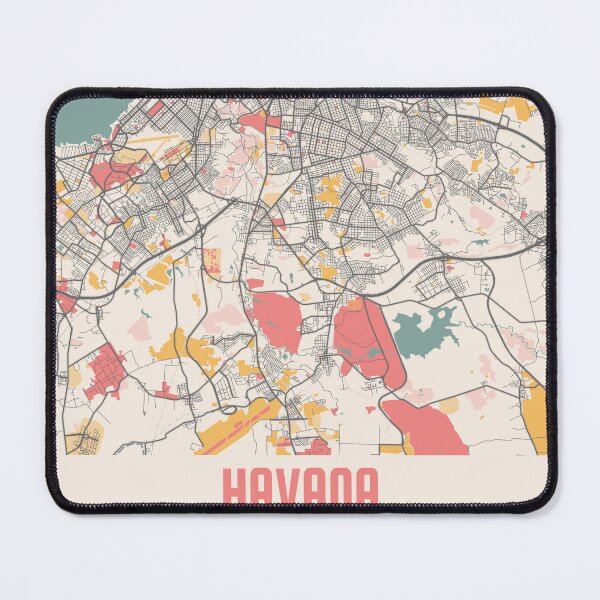 Item preview, Havana City Map Chalk Retro City Map Poster designed and sold by Peek-Designs.