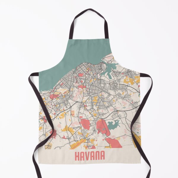 Item preview, Havana City Map Chalk Retro City Map Poster designed and sold by Peek-Designs.