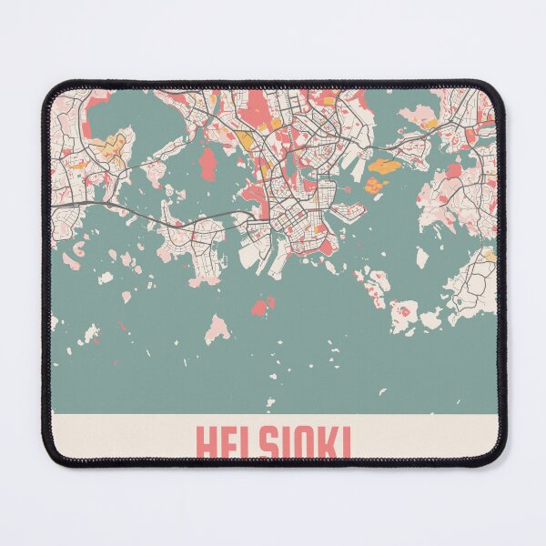 Item preview, Helsinki City Map Chalk Retro City Map Poster designed and sold by Peek-Designs.