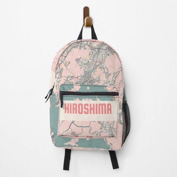 Item preview, Hiroshima City Map Chalk Retro City Map Poster designed and sold by Peek-Designs.