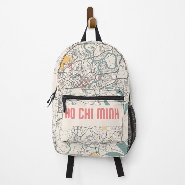 Item preview, Ho Chi Minh City Map Chalk Retro City Map Poster designed and sold by Peek-Designs.