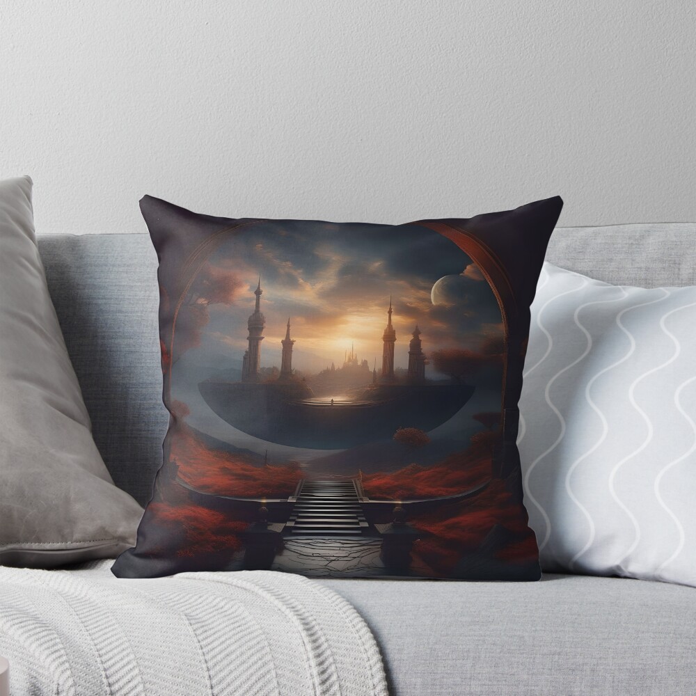 Item preview, Throw Pillow designed and sold by PIGCASSOSAIART.