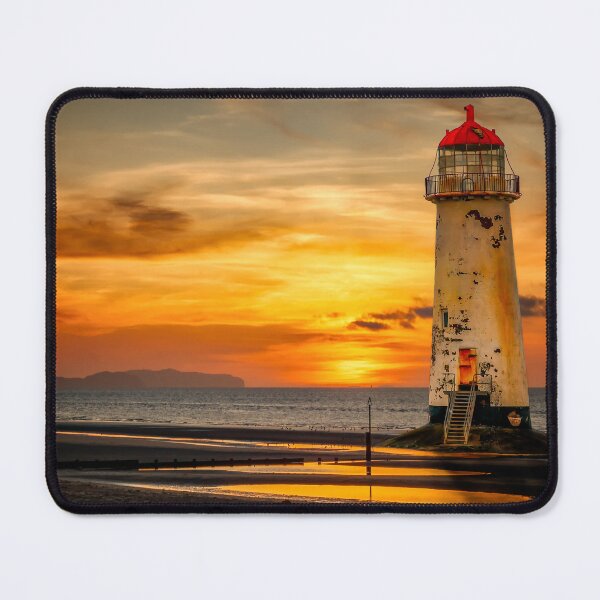 Item preview, Sunset At The Point of Ayr Lighthouse designed and sold by AJEvans.