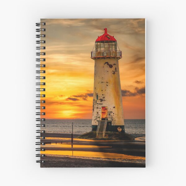 Item preview, Sunset At The Point of Ayr Lighthouse designed and sold by AJEvans.