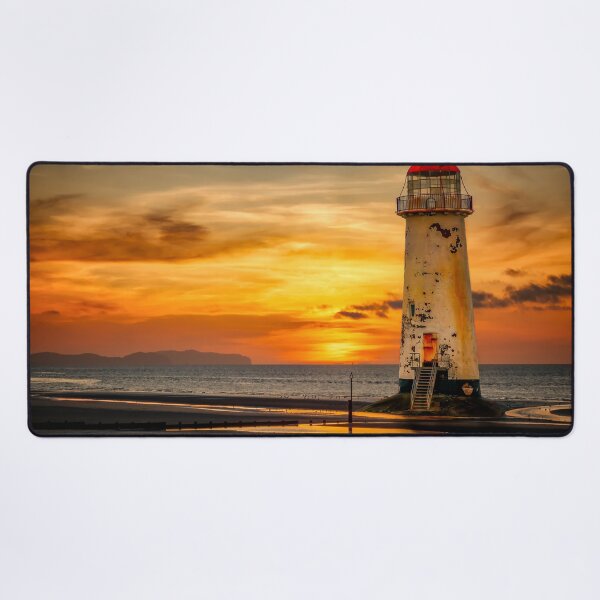 Item preview, Sunset At The Point of Ayr Lighthouse designed and sold by AJEvans.