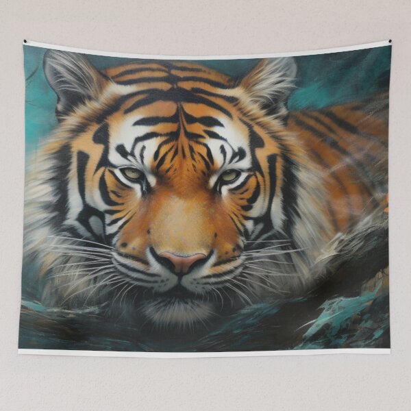 Item preview, Tiger Pano Wall Art | Tiger Print | Wildlife Wall Art |  Digital Prints | Wild Cats designed and sold by Artsyowlscrafts.