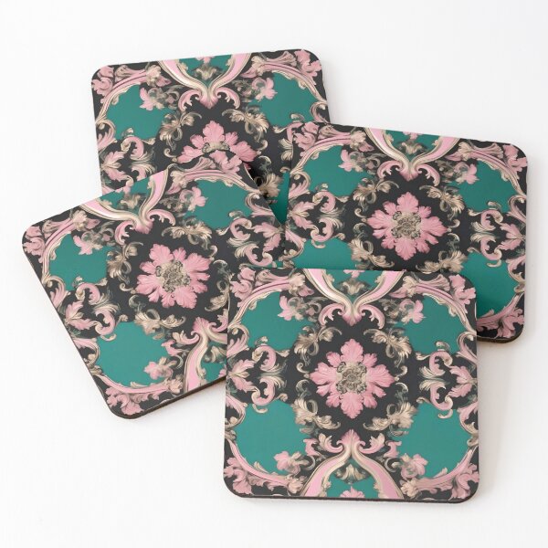 Item preview, Green & Dusty Rose Baroque designed and sold by DesignsByPrnces.