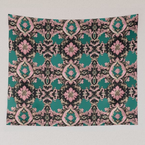 Item preview, Green & Dusty Rose Baroque designed and sold by DesignsByPrnces.