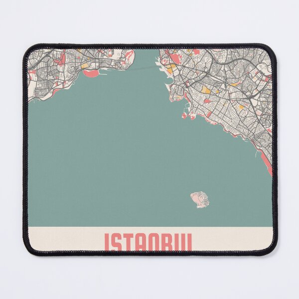 Item preview, Istanbul City Map Chalk Retro City Map Poster designed and sold by Peek-Designs.