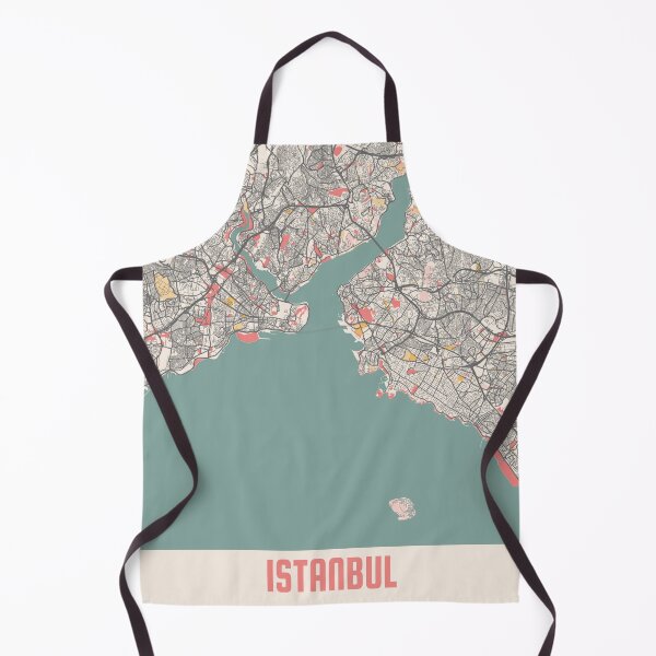 Item preview, Istanbul City Map Chalk Retro City Map Poster designed and sold by Peek-Designs.
