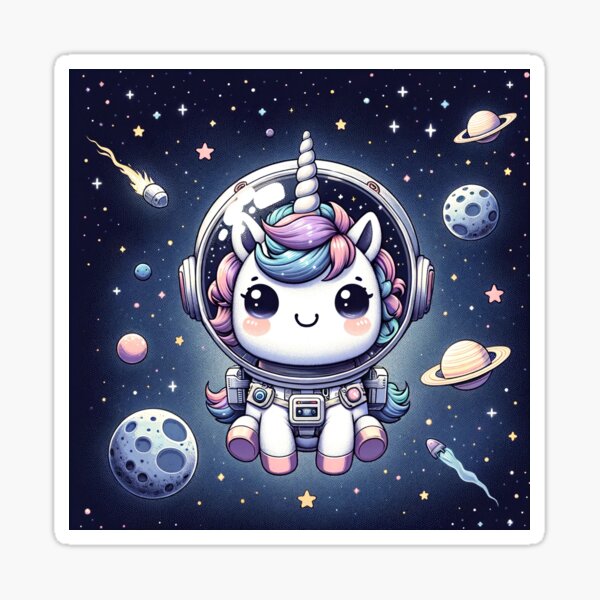 Item preview, Unicorn Astronaut designed and sold by UrbanEkko.