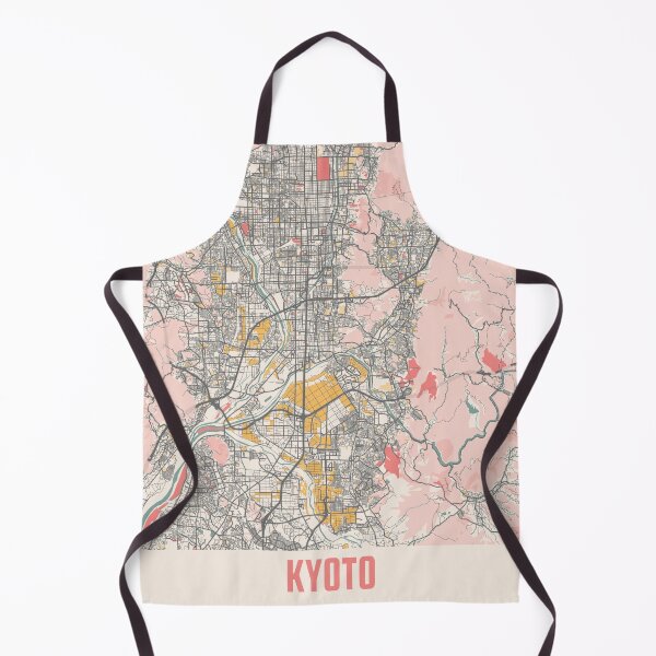 Item preview, Kyoto City Map Chalk Retro City Map Poster designed and sold by Peek-Designs.