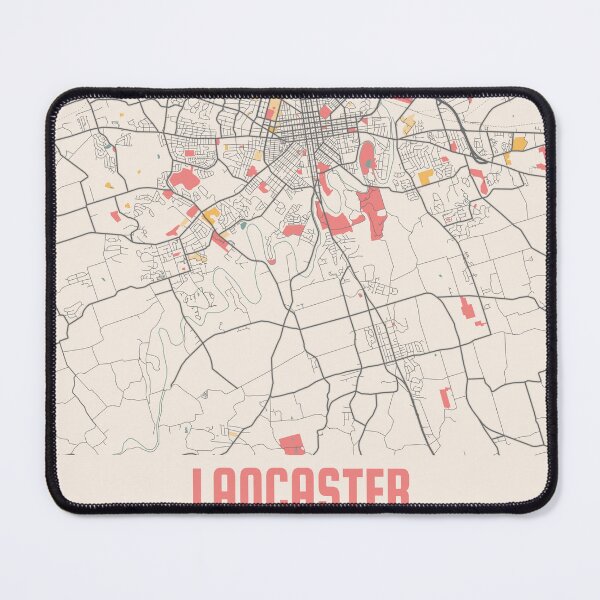 Item preview, Lancaster City Map Chalk Retro City Map Poster designed and sold by Peek-Designs.
