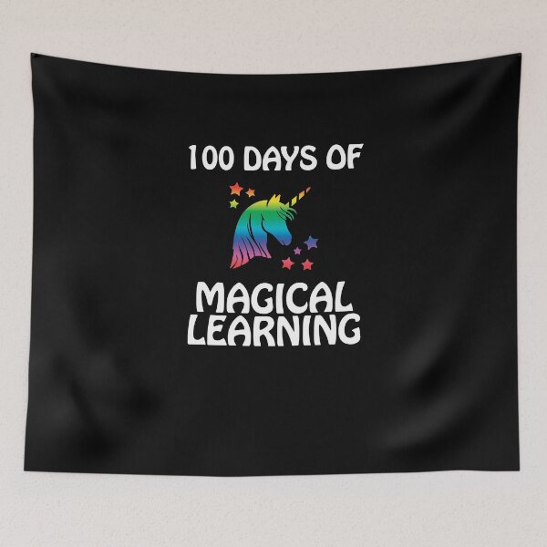 Item preview, 100 Days of Magical Learning designed and sold by TeeTimeGuys.