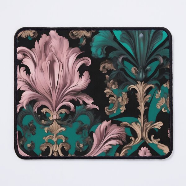 Item preview, Emerald Green & Dusty Rose Baroque designed and sold by DesignsByPrnces.