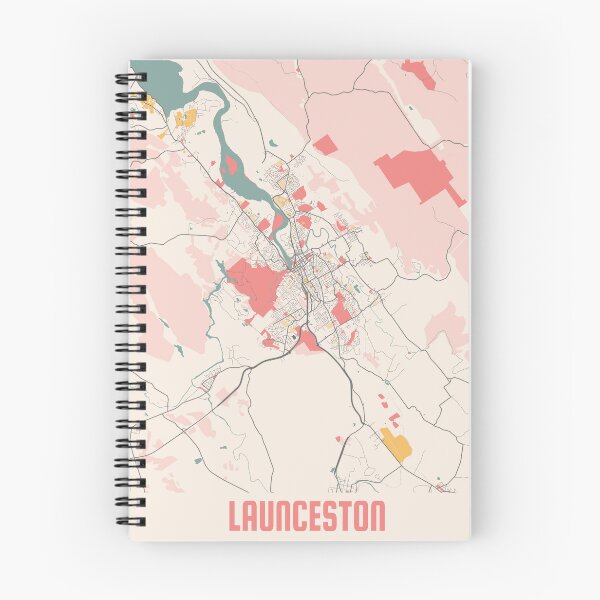 Item preview, Launceston City Map Chalk Retro City Map Poster designed and sold by Peek-Designs.