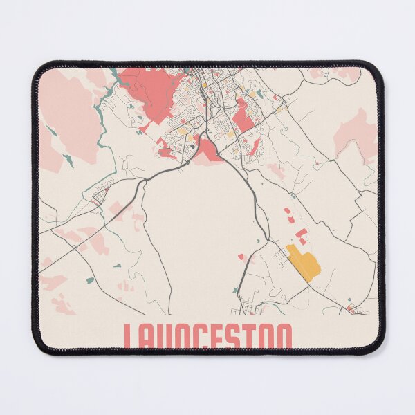 Item preview, Launceston City Map Chalk Retro City Map Poster designed and sold by Peek-Designs.