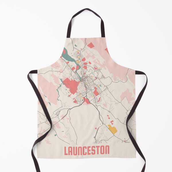 Item preview, Launceston City Map Chalk Retro City Map Poster designed and sold by Peek-Designs.