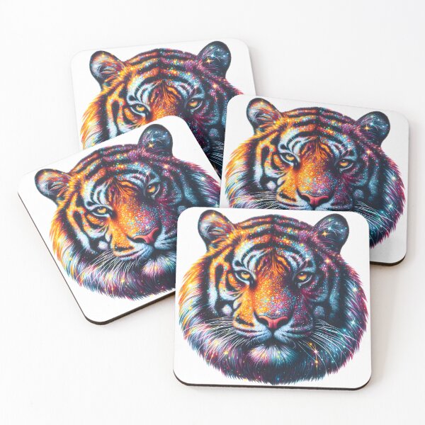 Item preview, Diamond Tiger's Gaze: Pencil Brilliance designed and sold by AI-Only Creations.